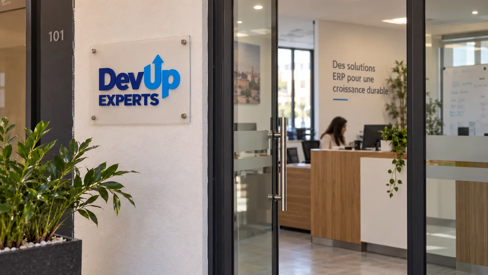 Illustration de l’environnement professionnel DevUp Experts