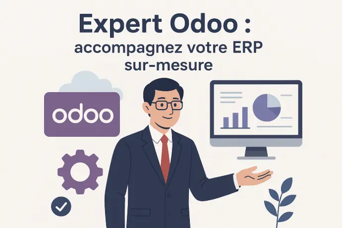 Expert Odoo : accompagnez votre ERP sur-mesure